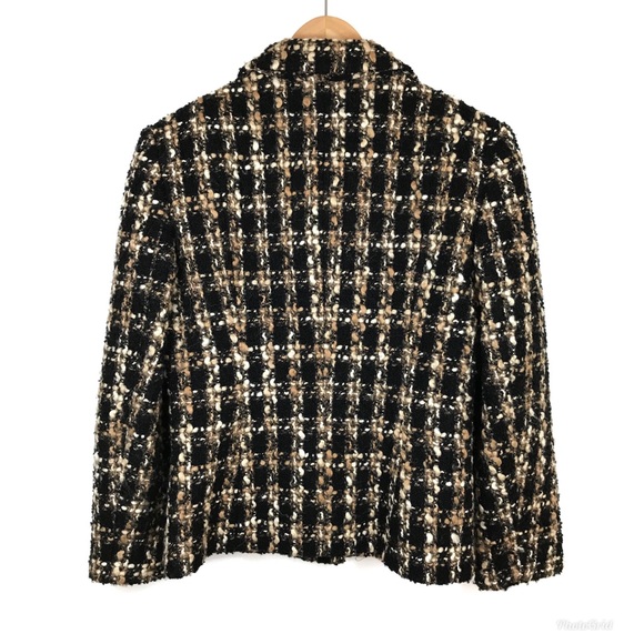 LIKE NEW TALBOTS Tweed Blazer Sz 8P $189! - Picture 4 of 6